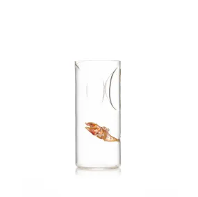 Handblown Glass Star Fish Carafe, 21.5cm