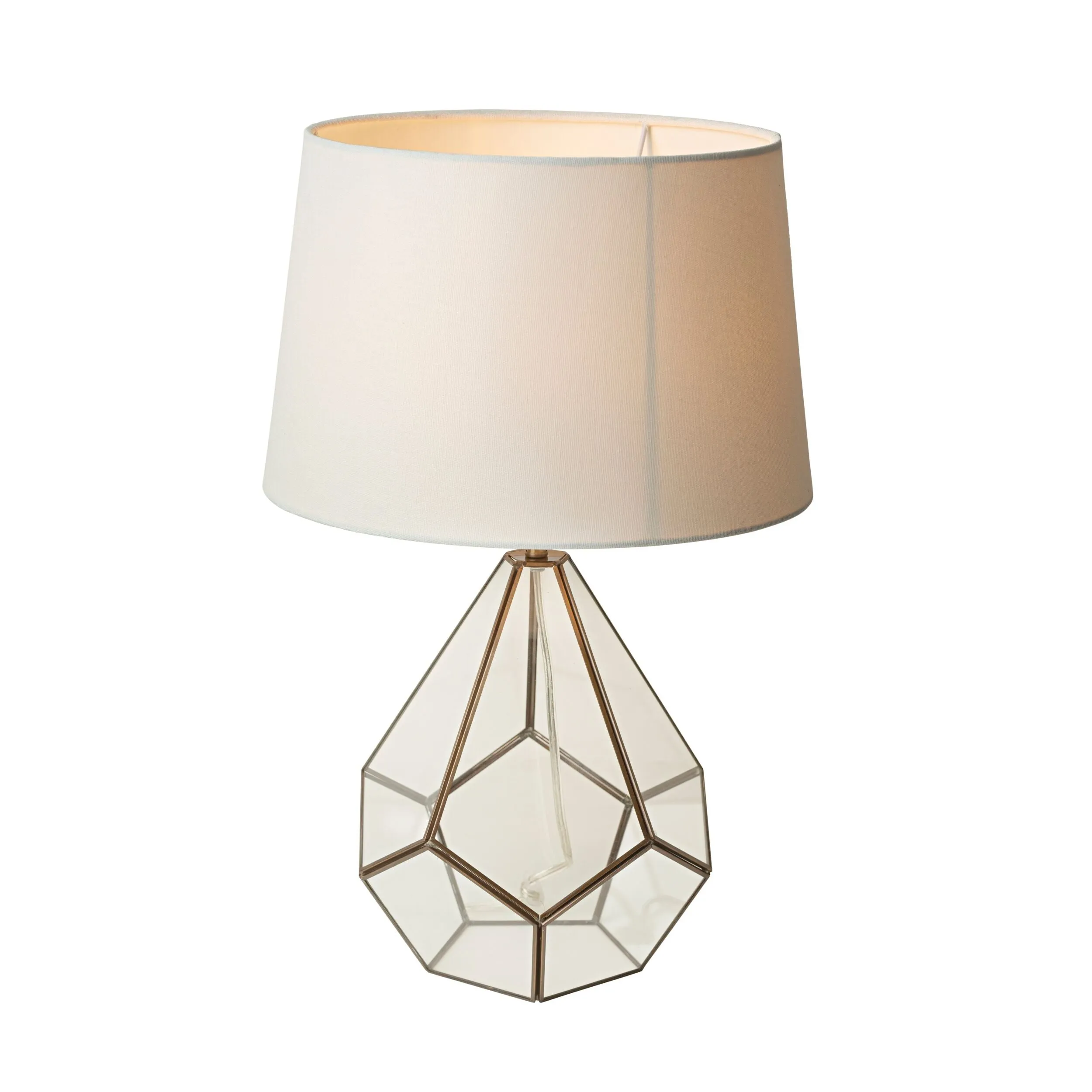 Hexagonal Table Lamp 54cm