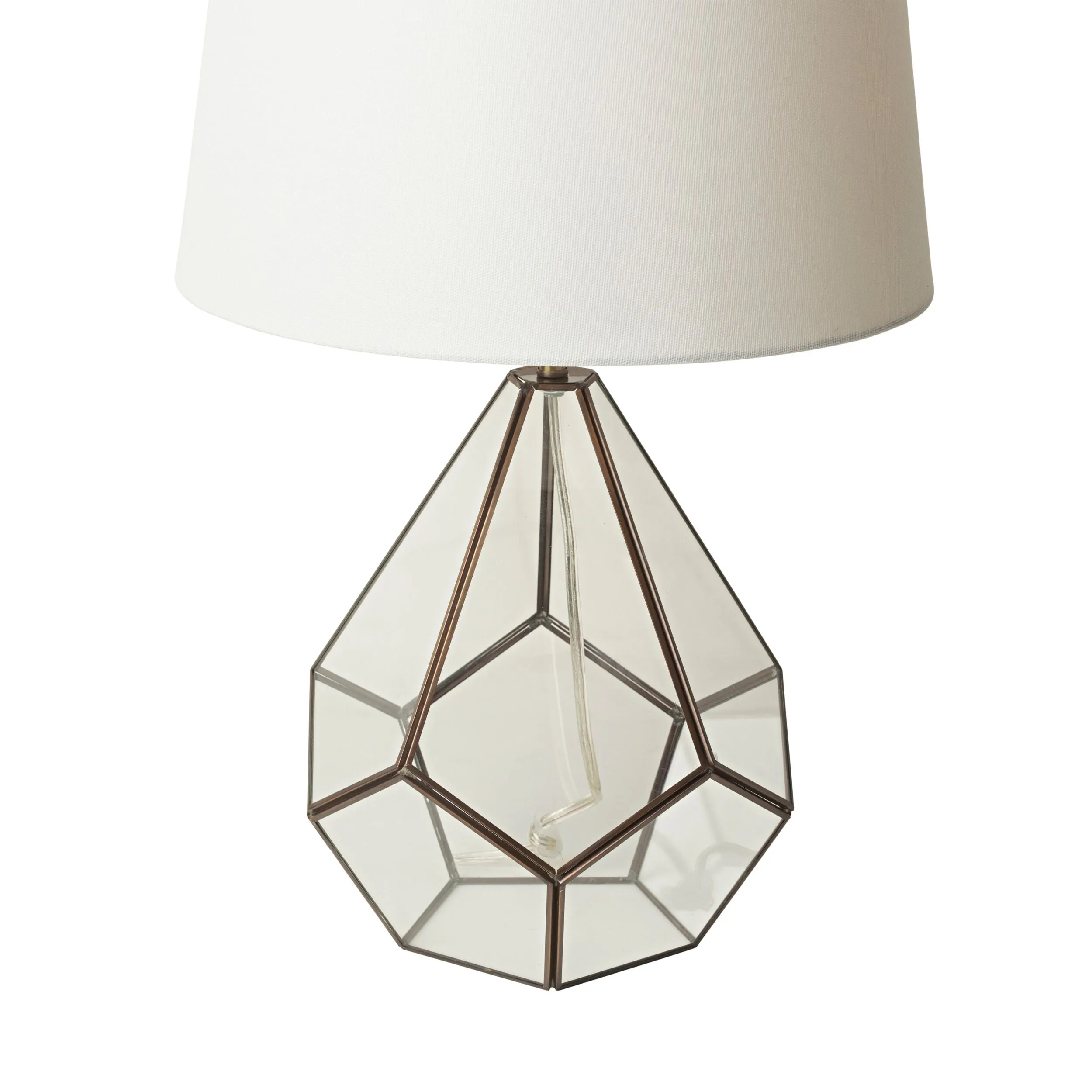 Hexagonal Table Lamp 54cm