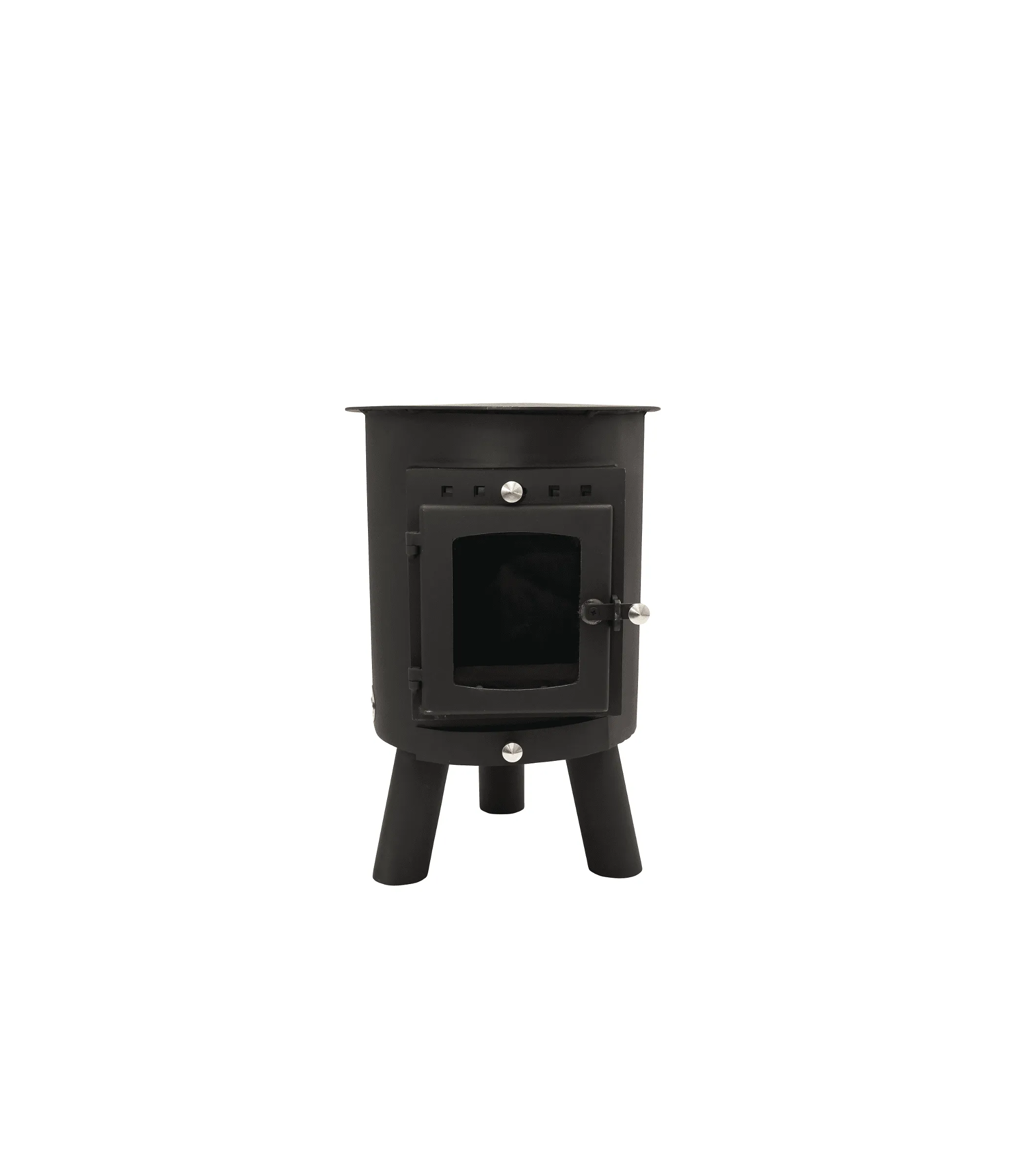 Hygge Oval Wood Stove | 4.5kw 18kg | Twin Wall Flue Package