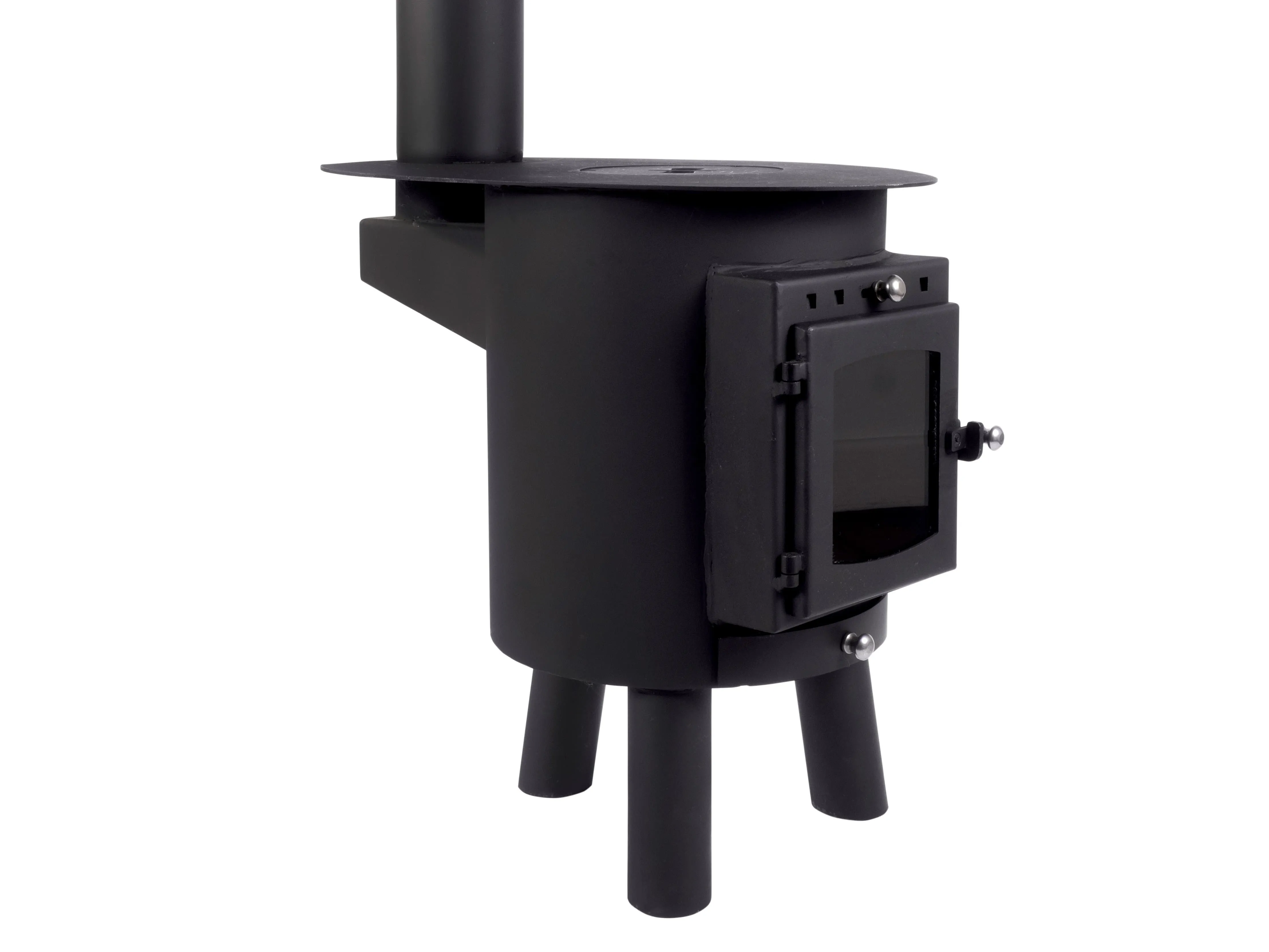 Hygge Oval Wood Stove | 4.5kw 18kg | Twin Wall Flue Package