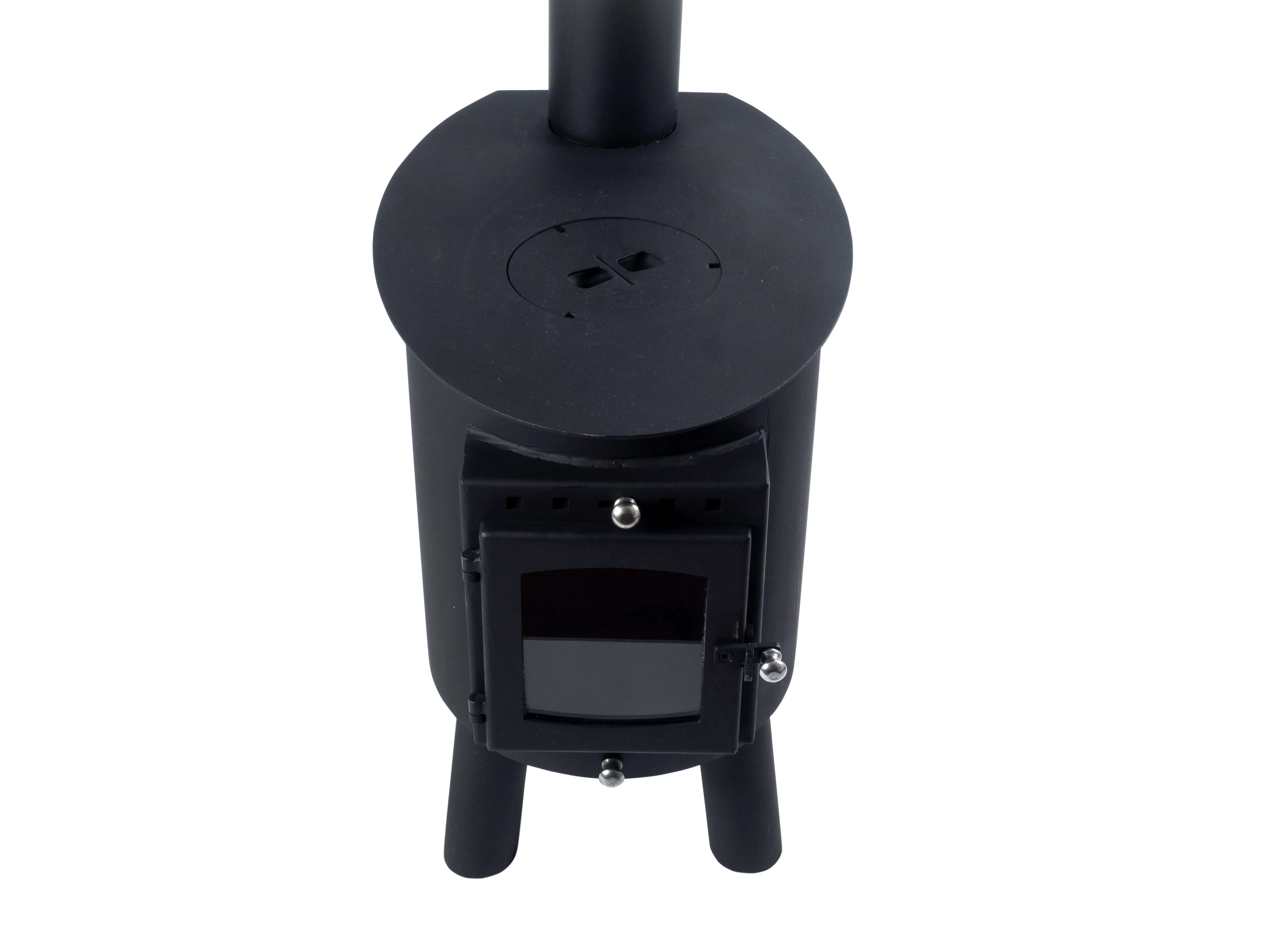 Hygge Oval Wood Stove | 4.5kw 18kg | Twin Wall Flue Package