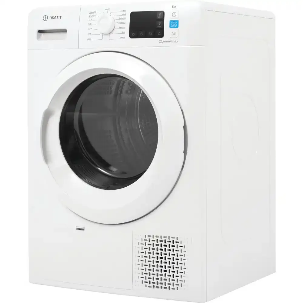 Indesit YTM1183XUK Freestanding Heat Pump Tumble Dryer, 8 Kg 59.5cm Wide - White