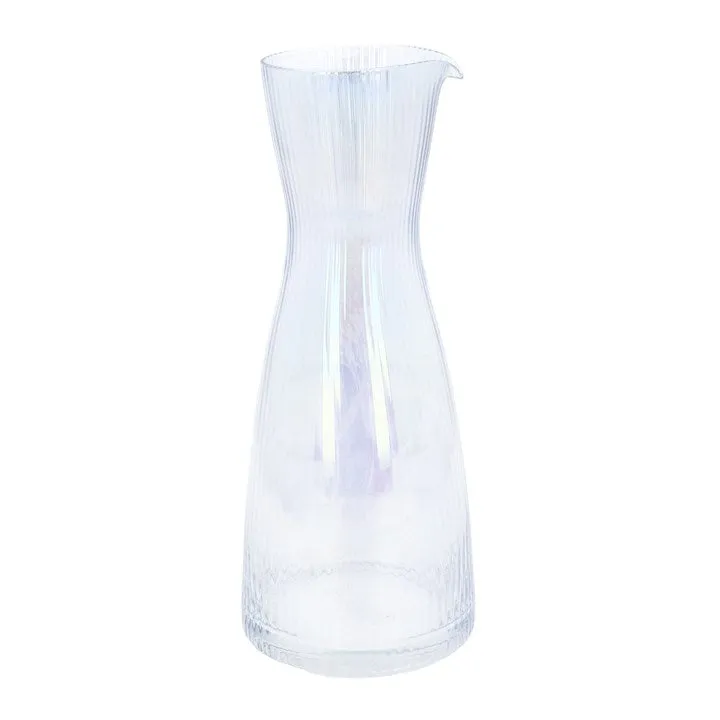 Iridescent Glass Carafe