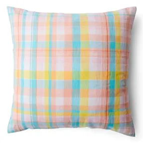 Kip & Co Paradise Tartan Linen European Pillowcases