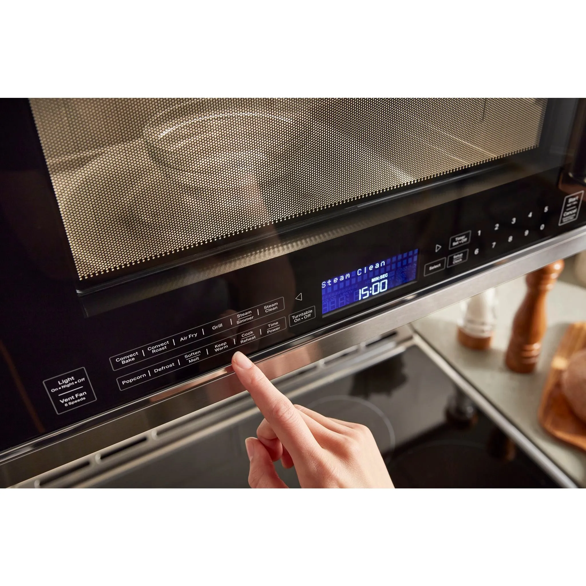 KitchenAid Over-the-Range Convection Microwave with Air Fry Mode (YKMHC319LPS)