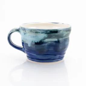 Latte / Cappuccino Mug 12 oz - Blue Ocean