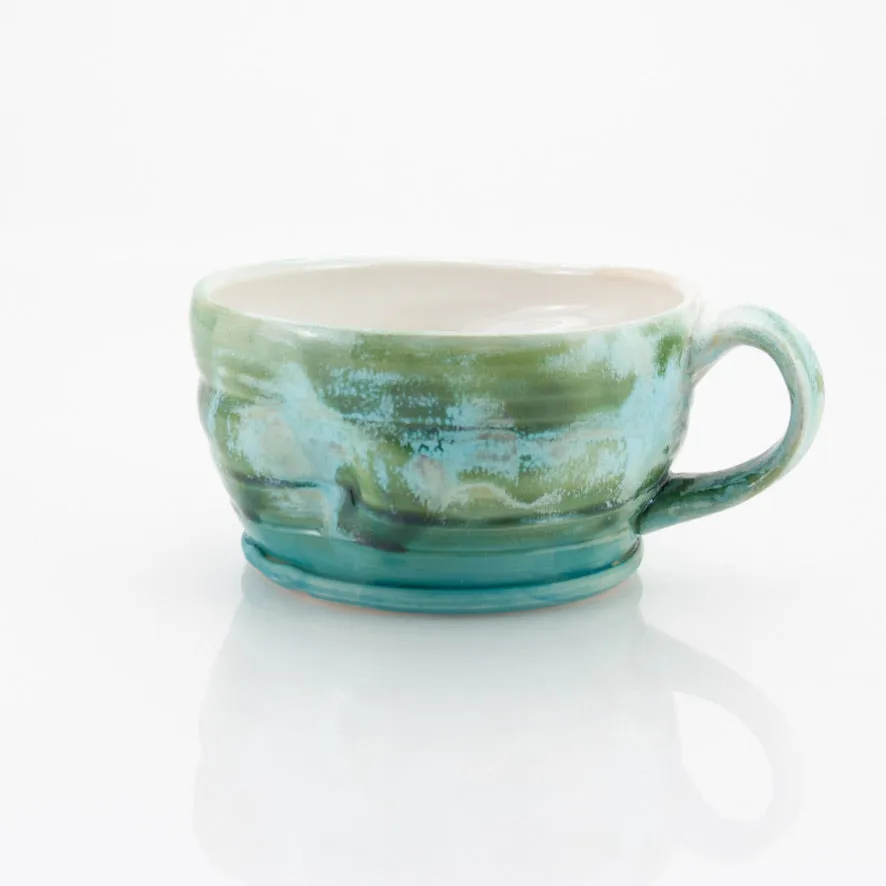 Latte / Cappuccino Mug 12 oz - Sea Foam Green