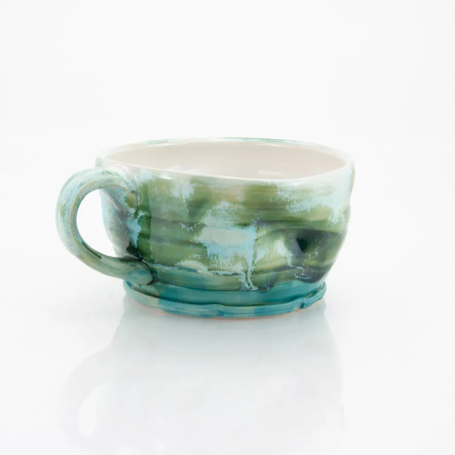 Latte / Cappuccino Mug 12 oz - Sea Foam Green