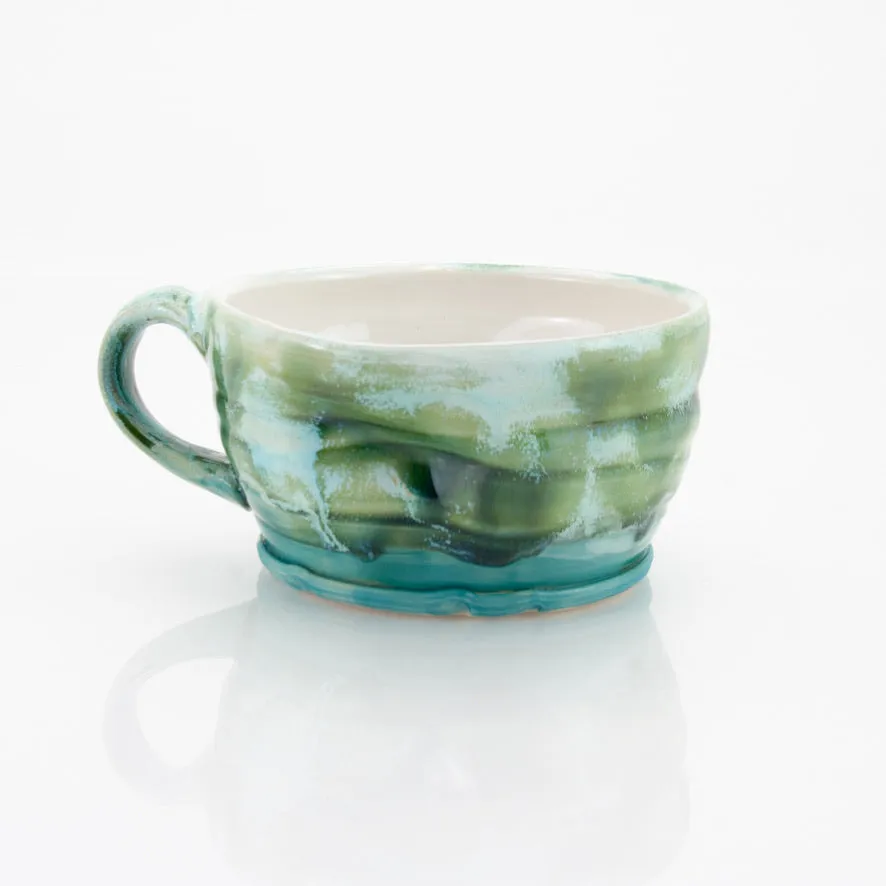 Latte / Cappuccino Mug 12 oz - Sea Foam Green