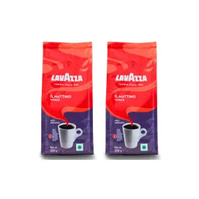 Lavazza Il Mattino Vivace Filter Ground Coffee 200g (Pack of 2) – Premium Italian Morning Blend