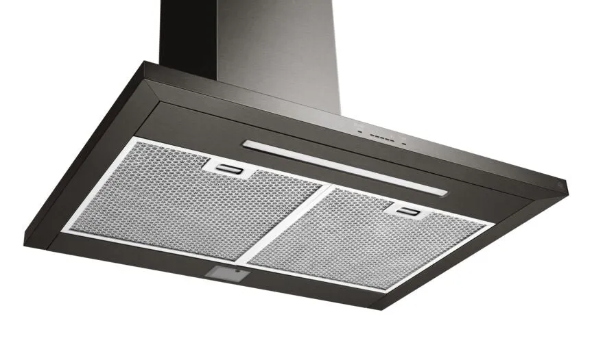 LG Smudge Resistant Black Stainless Steel 600 CFM 30" Wall Mount Chimney Range Hood - LSHD3080BD