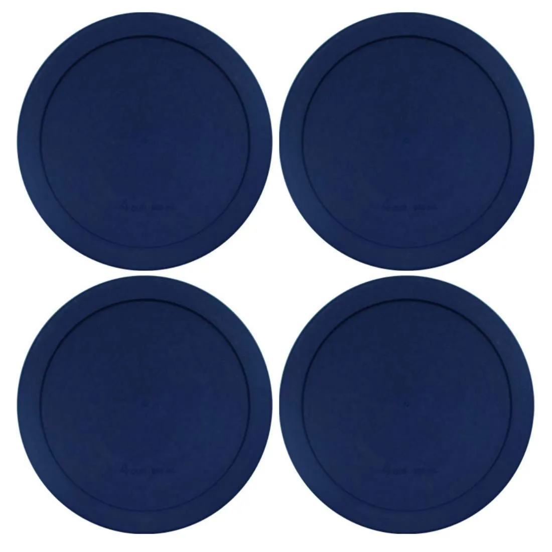 Lids for Pyrex and Anchor Round Glass Containers, Works For 6/7 Cups(6-Cups, Blue-6 PACK