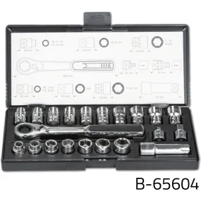 Makita B-65604 21pcs Pass-Thru Socket Wrench Set