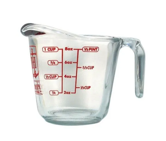 Measuring Cup 8oz Glass