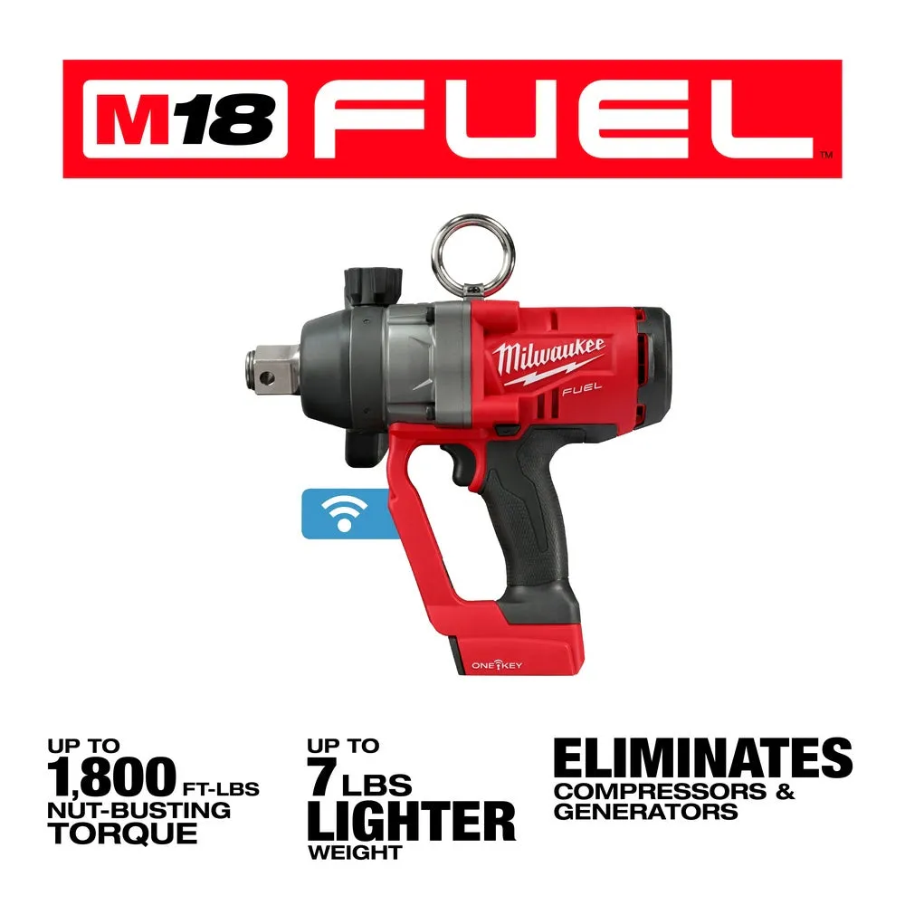 Milwaukee 2867-20 M18 FUEL 1" HTIW Impact Wrench w/ ONE-KEY Bare Tool