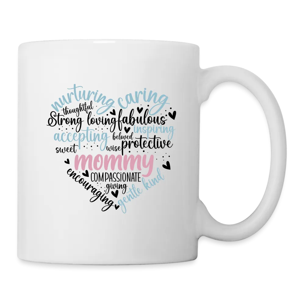 Mommy Heart Wordart Coffee Mug