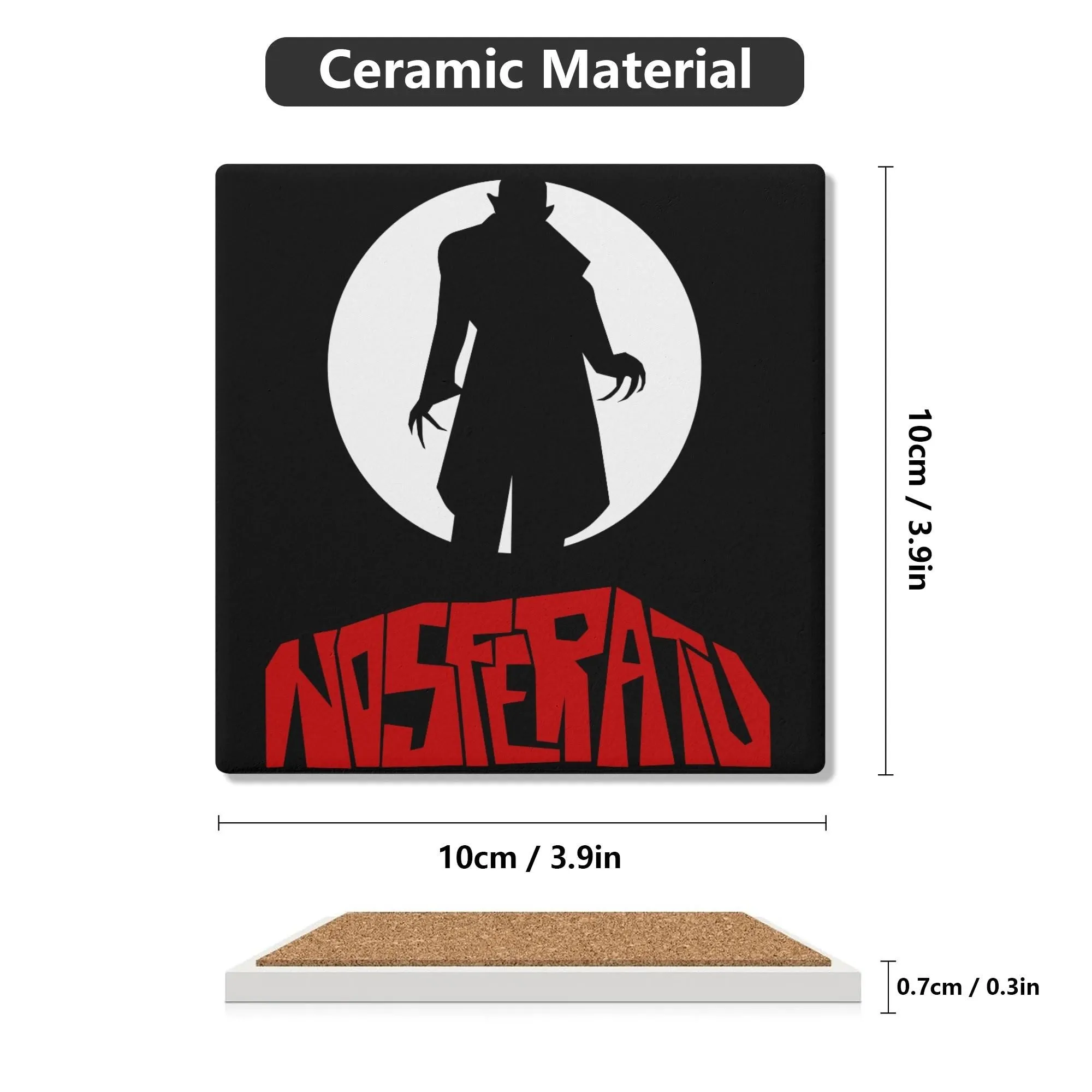 Nosferatu Ceramic Coasters Set