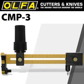 OLFA OLFA COMPASS CUTTER WITH 18MM ROTARY BLADE CTR CMP3