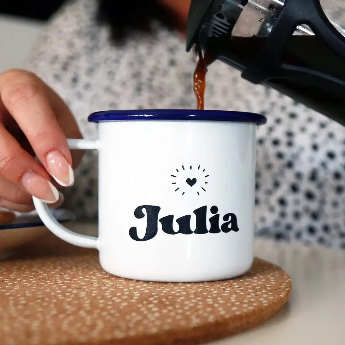 Personalised Enamel Mug