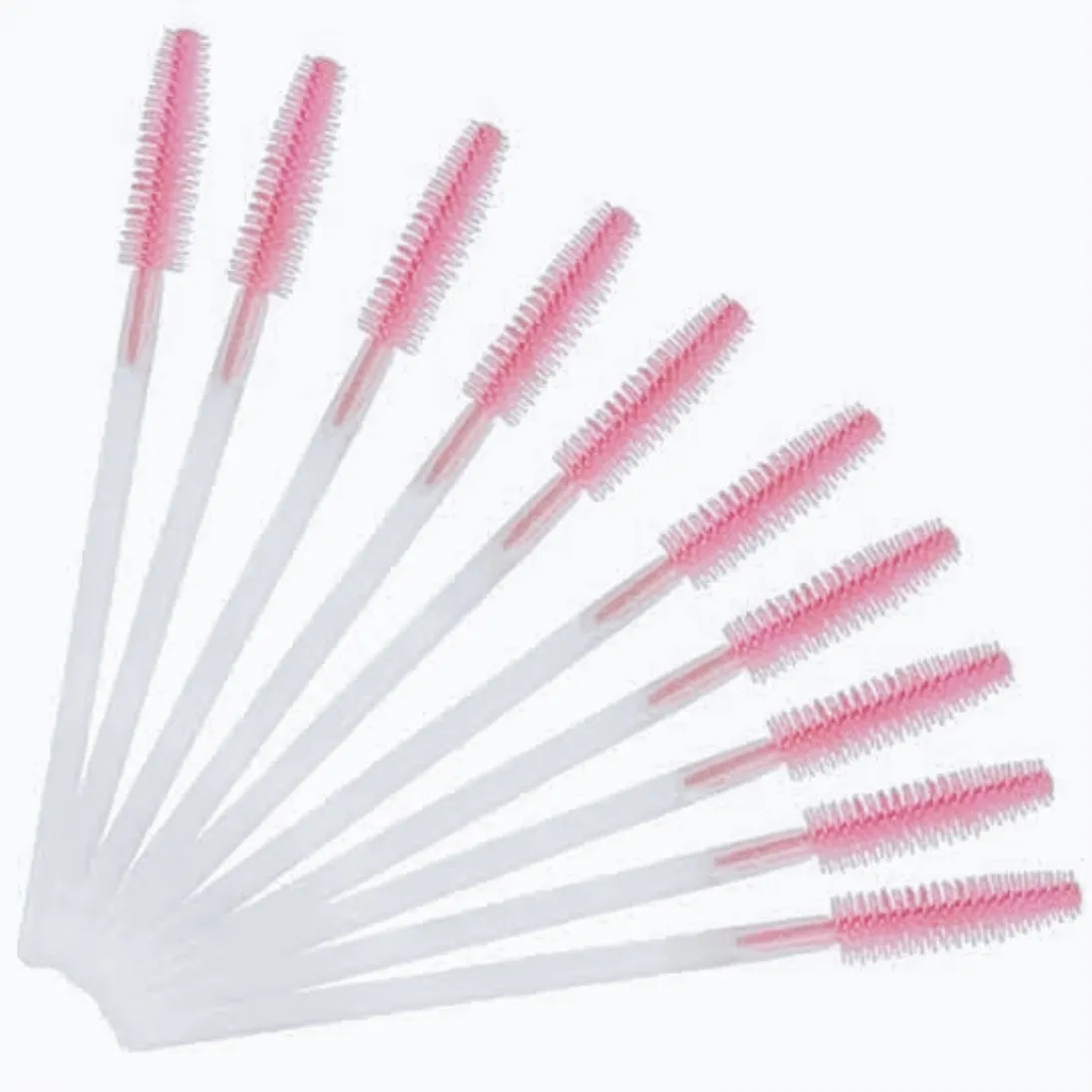 Pink Silicone Lash Wands