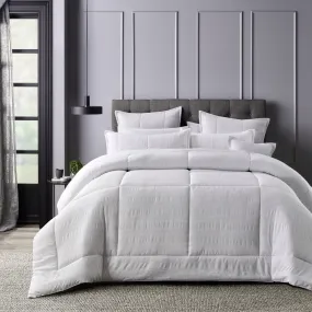 Porter White Comforter Set by Bianca