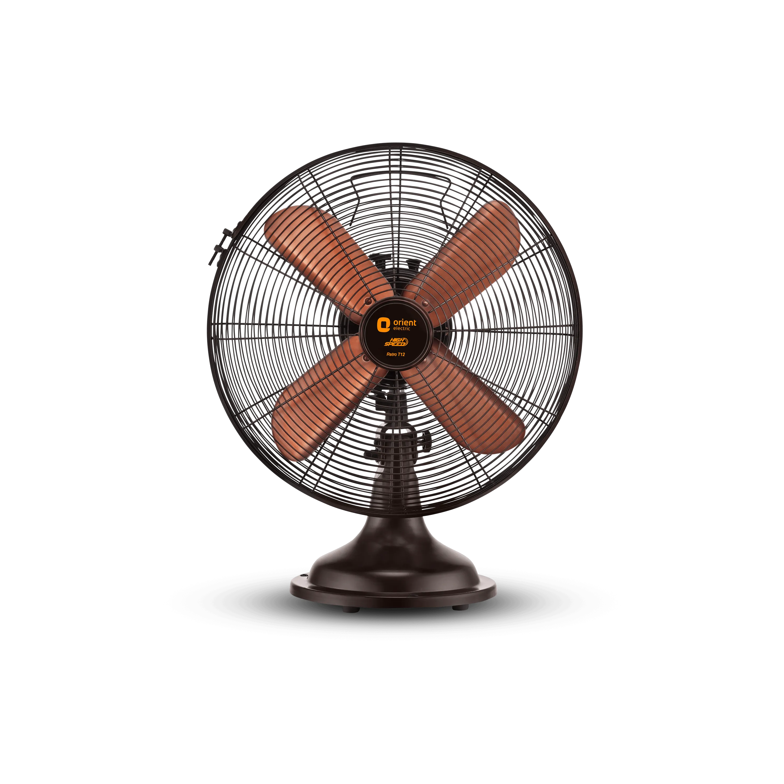 Retro T16 400mm High-Speed Table Fan (Rubbed Bronze)