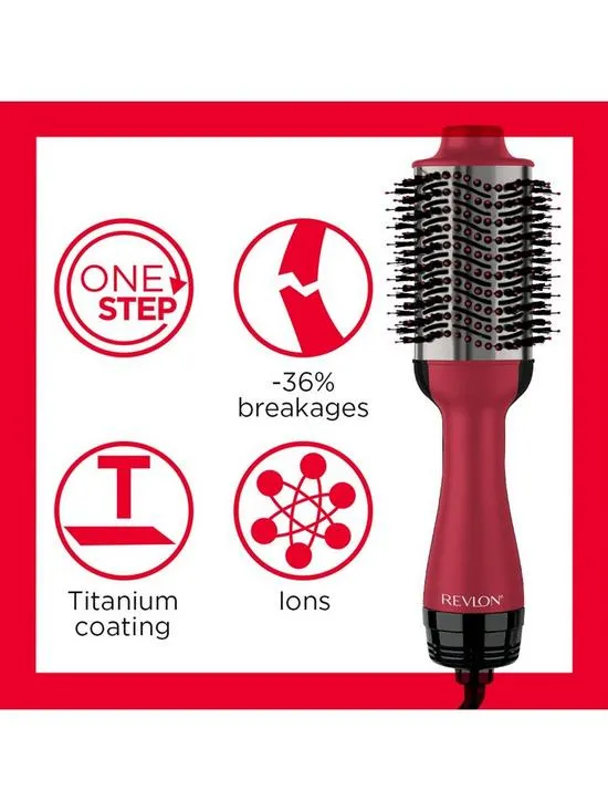 Revlon Salon One-Step Hair Dryer and Volumiser with Titanium Coating