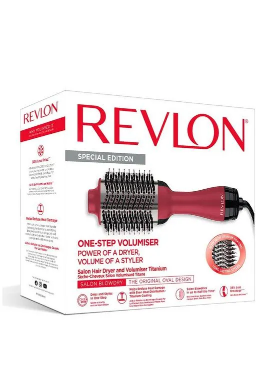 Revlon Salon One-Step Hair Dryer and Volumiser with Titanium Coating