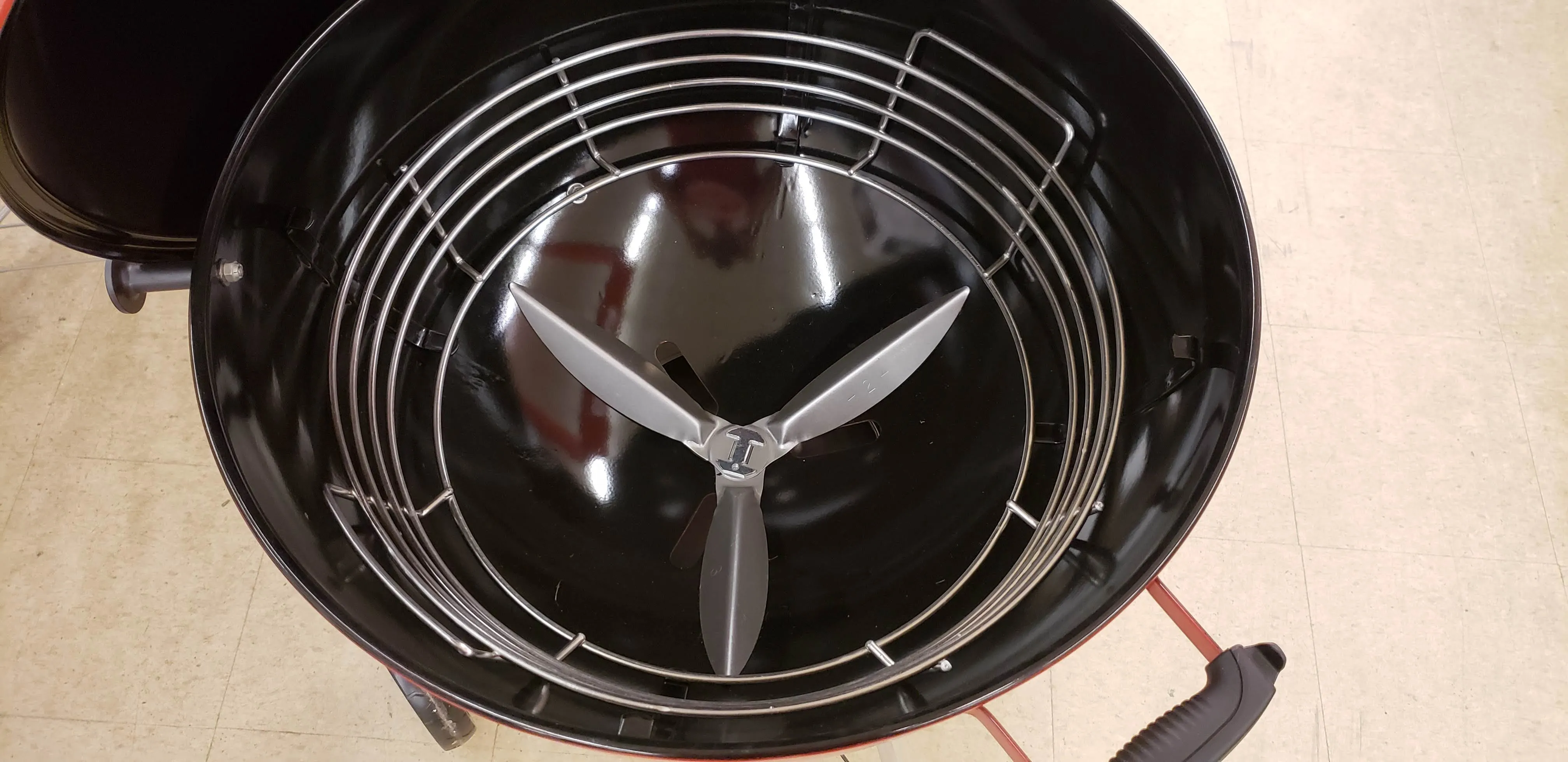 Ring Of Fire with Divider for Weber 22" Kettle