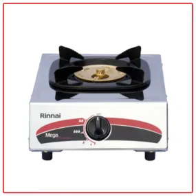 Rinnai Stainless Steel Double Ring Single Burner Gas Stove RI-511M