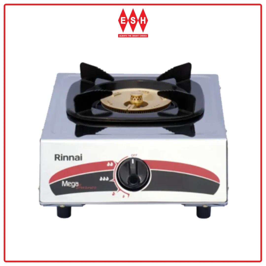 Rinnai Stainless Steel Double Ring Single Burner Gas Stove RI-511M