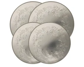 Round Electric Embossed Stainless Steel Burner Covers