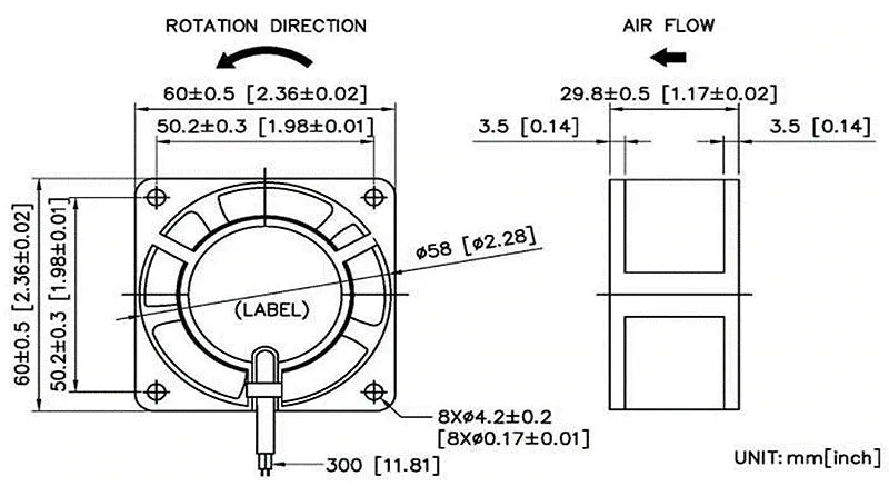 sA6030 Series AC Axial Fans