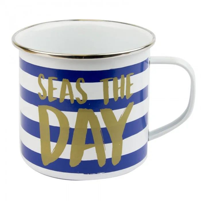 Seas The Day Tin Mug