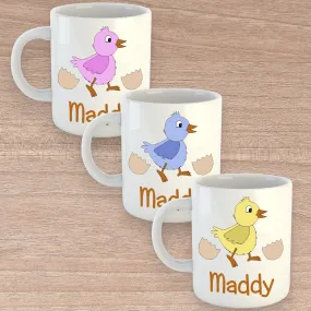 Set of 2 personalised Easter Mugs