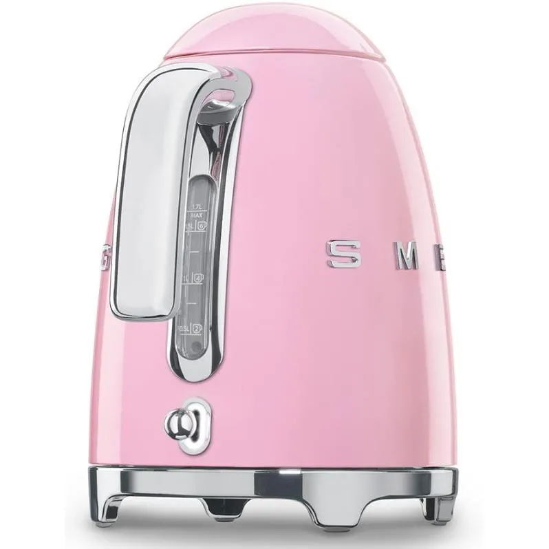 SMEG KLF03PKUK 1.7 Litre Retro Style Kettle - Pink