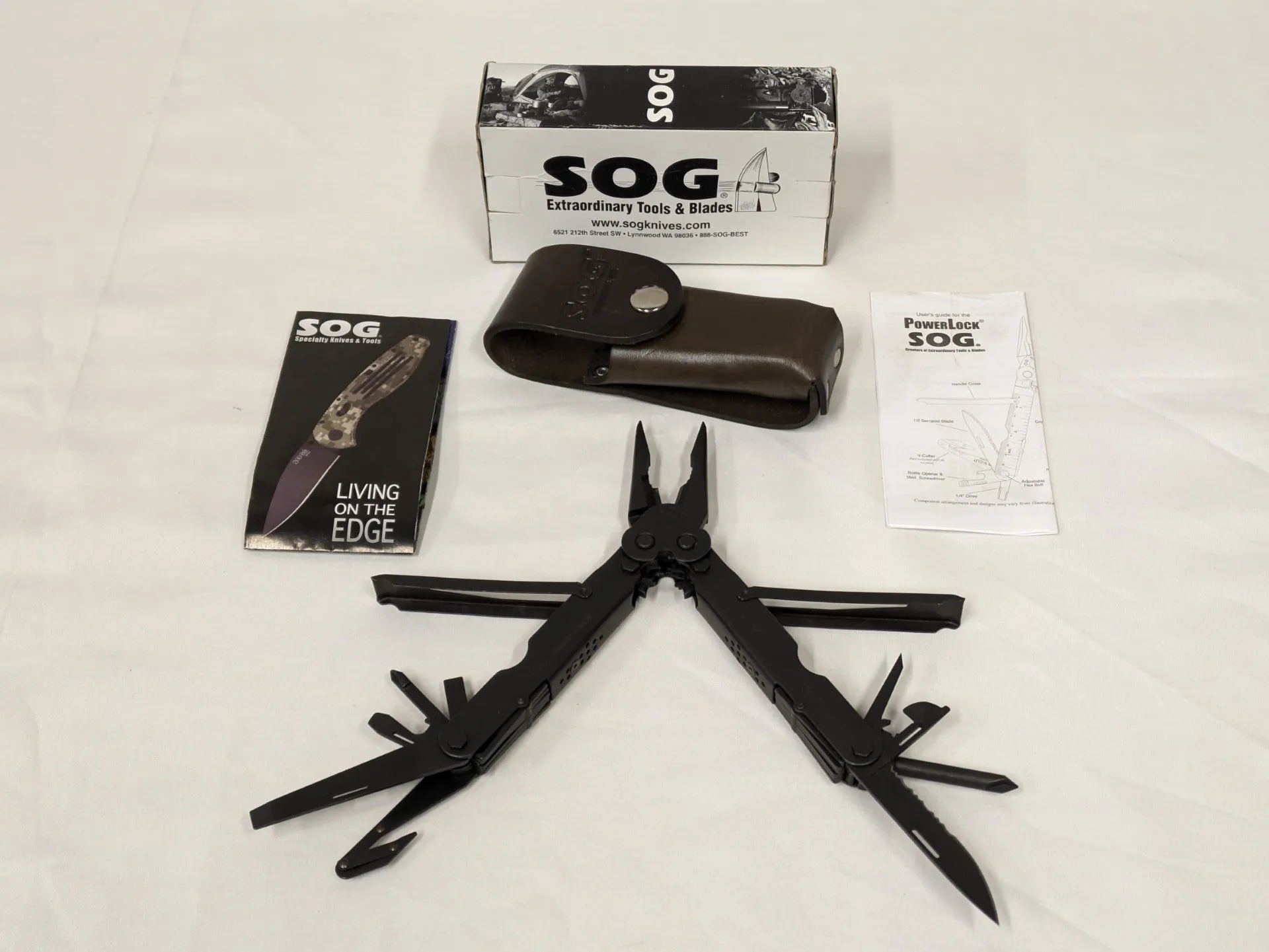 SOG Powerlock EOD 2.0 B69 15-Component Multi Tool Survival Camping