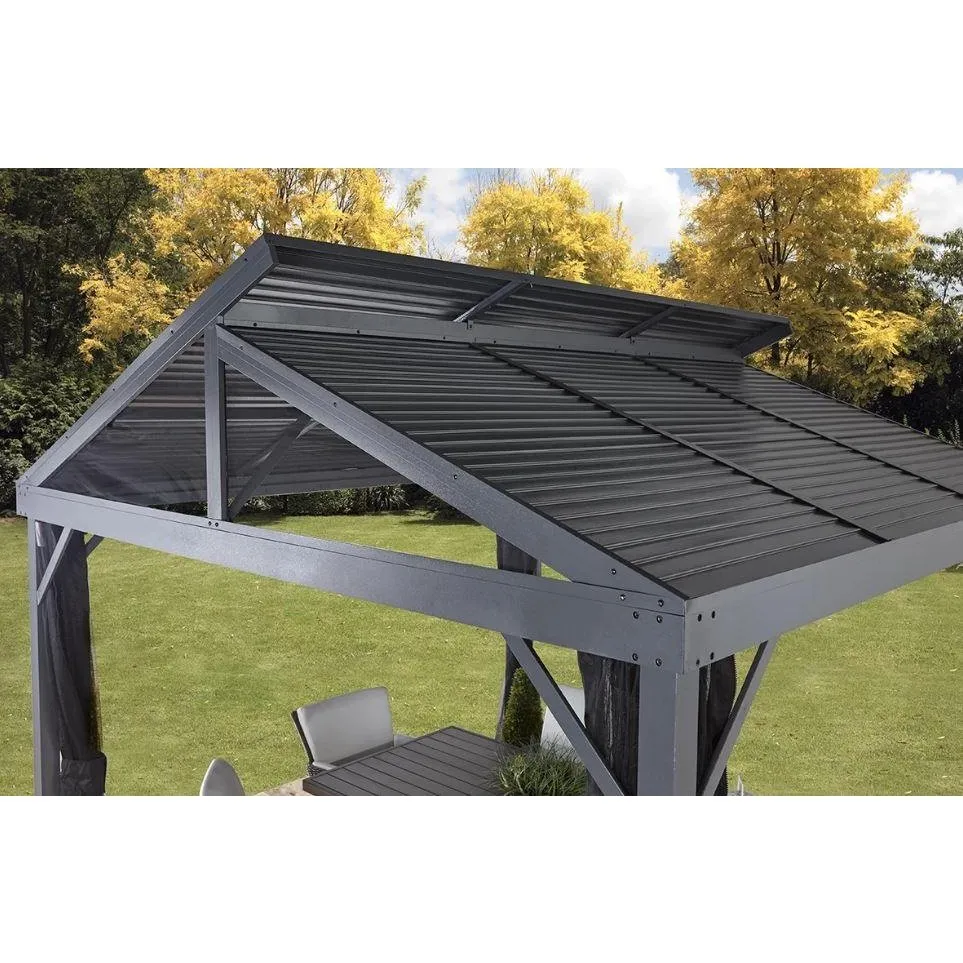 Sojag™ Sanibel II Gazebo Steel Roof with Mosquito Netting