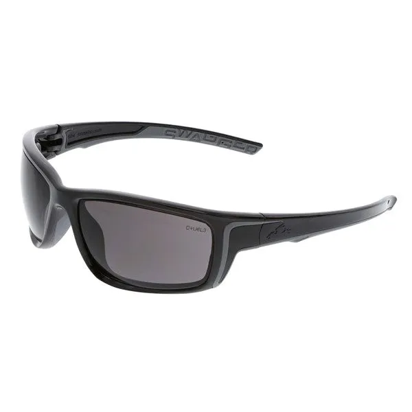 SR422 MCR Safety Swagger SR4 Series Safety Glasses, Gray Lens, Black Frame