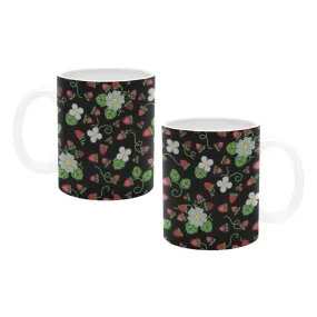 Strawberry Dreams Midnight White Mug(11OZ)