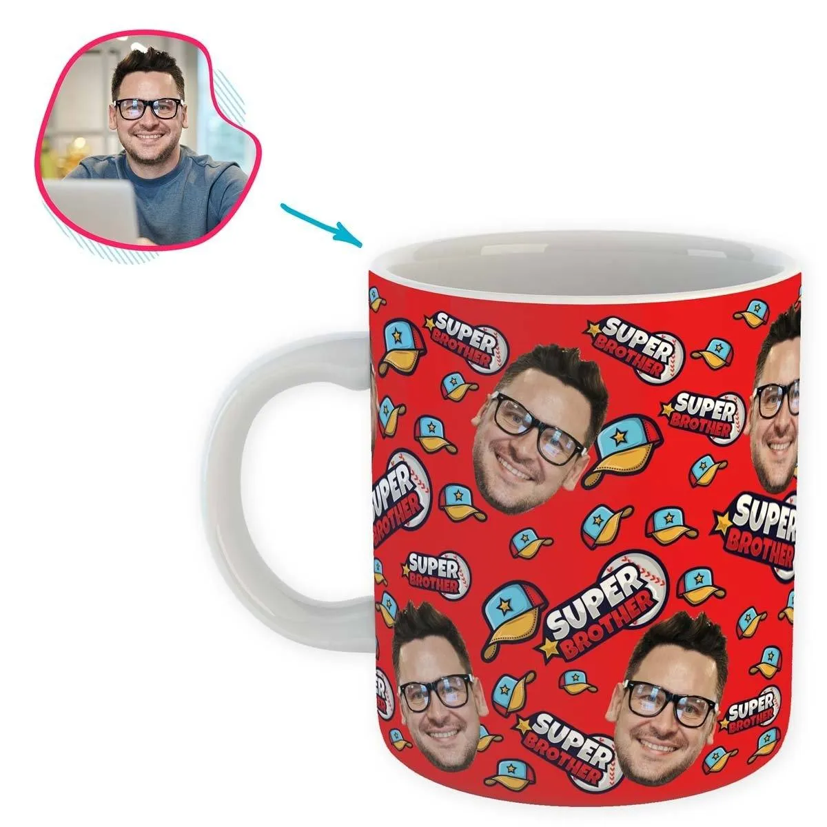 Super Brother Personalized Mug