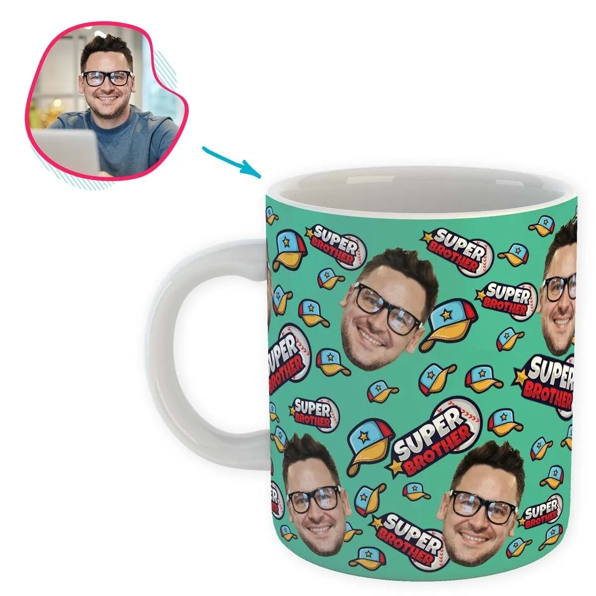 Super Brother Personalized Mug