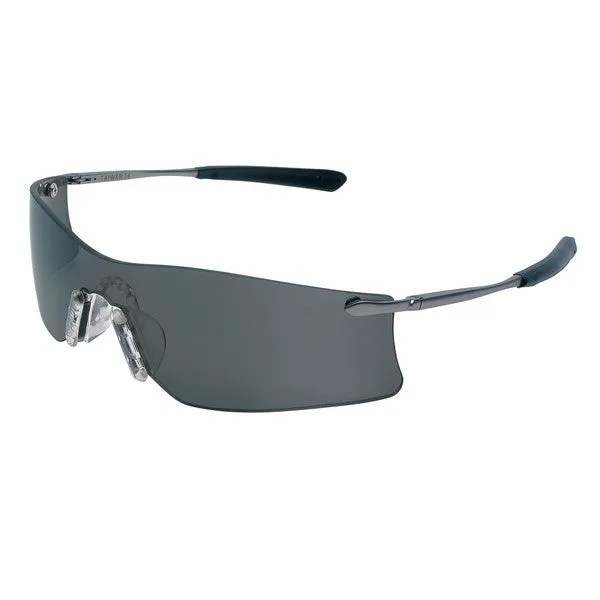 T4112AF MCR Safety Rubicon T4 Series Safety Glasses, Gray Lens