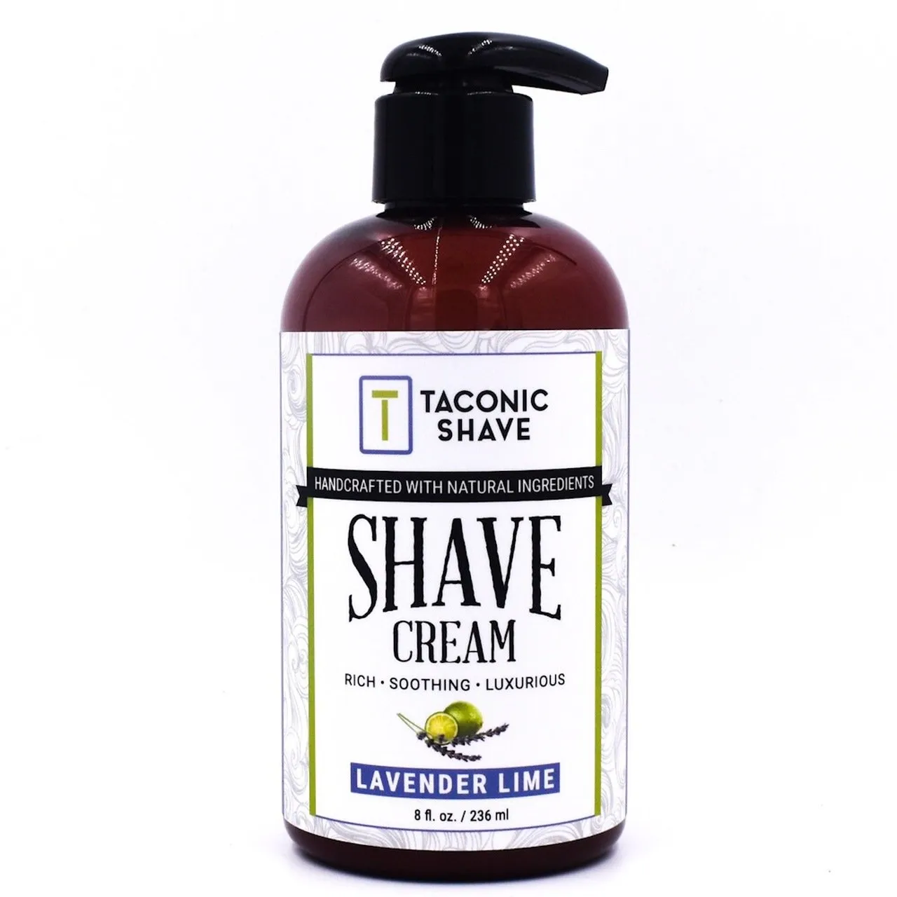 Taconic Eucalyptus Mint Shave Cream 8 Oz. Pump Bottle