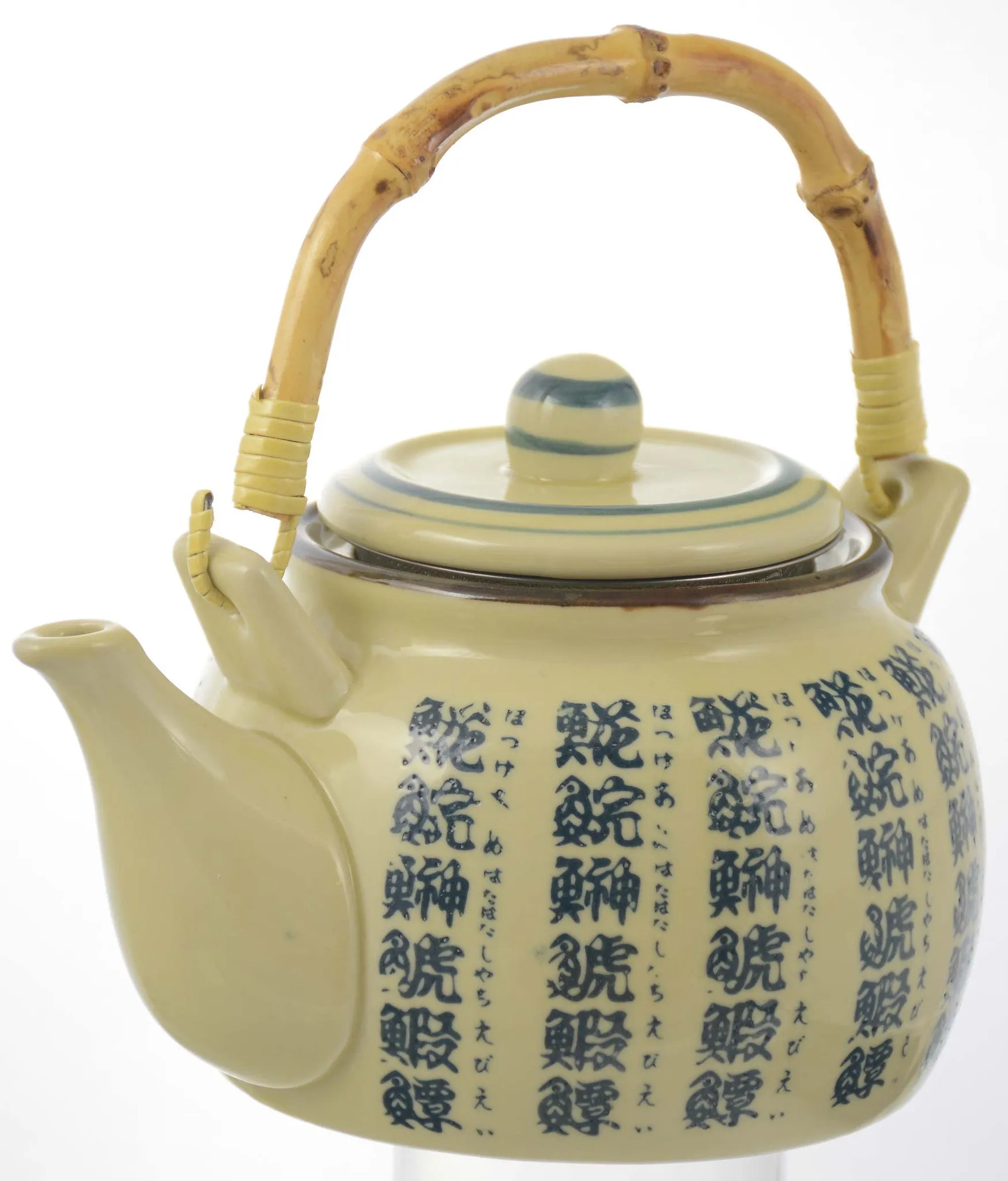 Tea Set: Porcelain Tea Pot With 4 Cup Set -  500ml/17 fl. oz