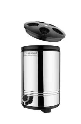 THALAIVAA Stainless Steel Insulated Water Jug 10 Liter I Hot and Cold Water Container with Leak Proof Tap I Highly Durable & 100% Food Safe Water Dispenser for Kitchen Office I Easy to Carry Handle