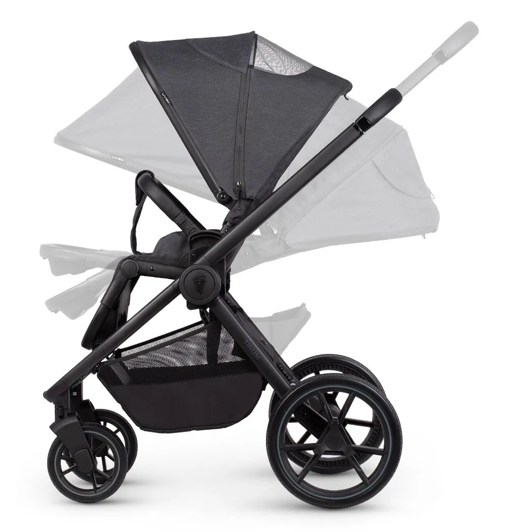 Venicci Tinum EDGE (Charcoal) 3-in-1 Travel System with ISOFIX Base