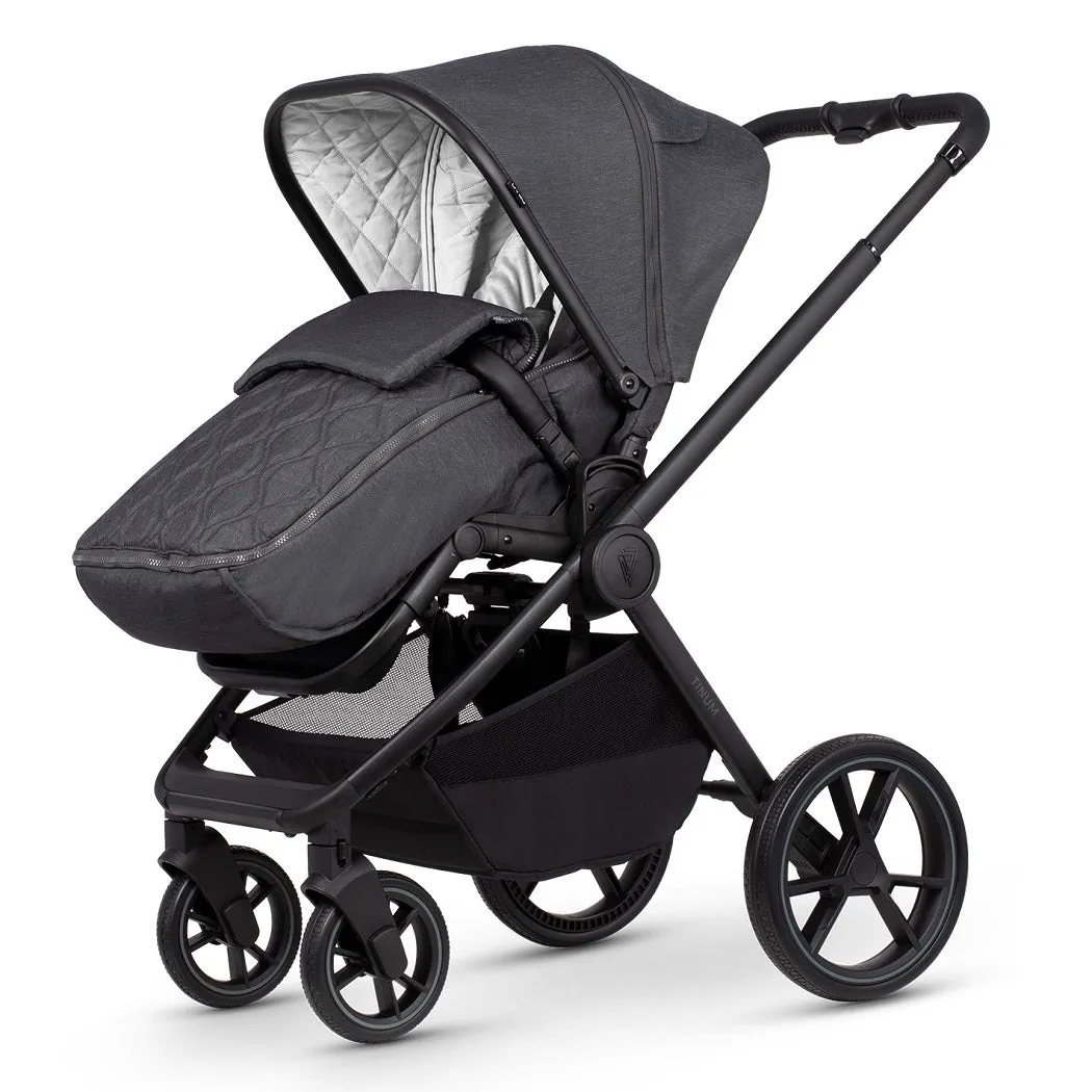 Venicci Tinum EDGE (Charcoal) 3-in-1 Travel System with ISOFIX Base