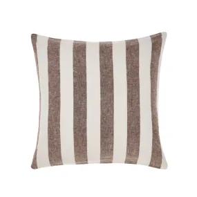 Vintage Stripe Tiramisu European Pillowcase by Linen House